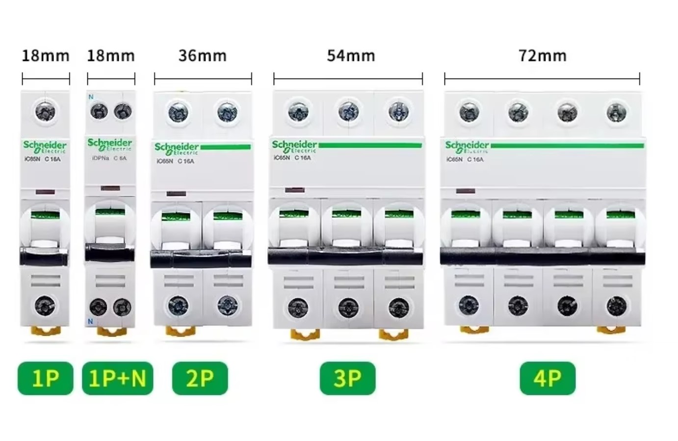 Schneider MCB IC65/IC60 Series